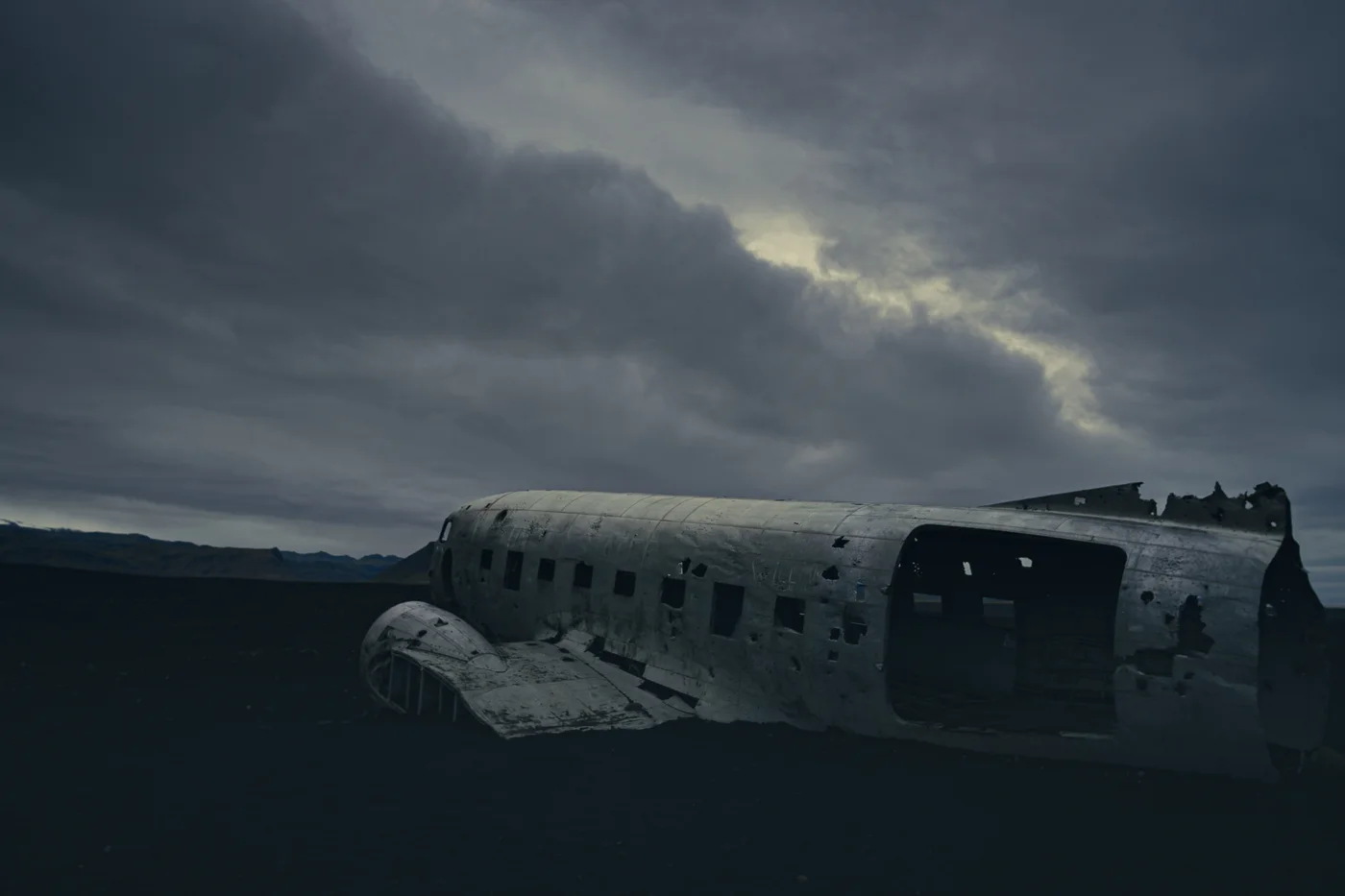 Sólheimasandurs DC-117D, Iceland